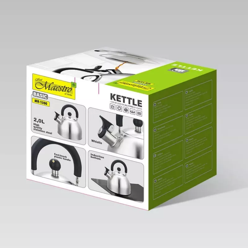 Maestro MR-1300 bollitore 2 L argento