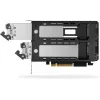 Rack di archiviazione mobile RAIDSONIC ToughArmor MB842MP-B — 2 vani estraibili per M.2 NVMe, PCIe 4.0 x16