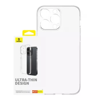 Custodia per telefono per iPhone 15 ProMax Baseus OS-Lucent Serie (trasparente)