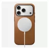 Custodia per cellulare Nomad Modern Leather Case per iPhone 17 Pro, 16 cm (6,3 pollici), tan, pelle e PC/TPU