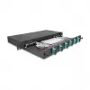 Cassetta di giunzione in fibra ottica DeLOCK 67001 nero metallo 482x220x44mm