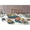 Staub 40508-172-0 set da forno in ceramica rettangolare, 3 pezzi, Antique Turquoise
