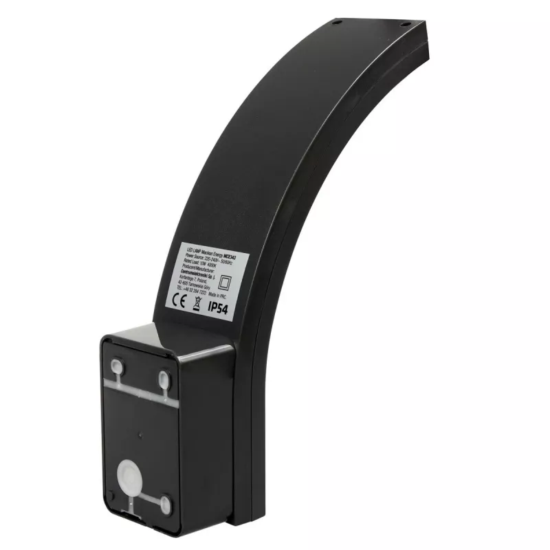 Applique MACLEAN MCE343 LED design moderno, lampada per facciate esterne, modello MCE343 B