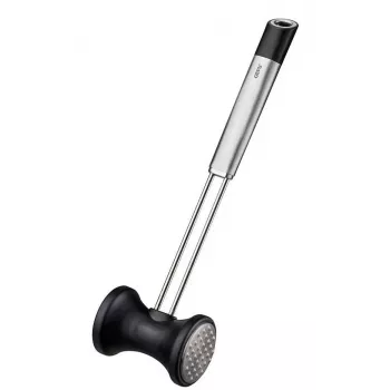Battitore per carne GEFU PRIMELINE 29215 — martello in acciaio inox, utensile manuale per battere la carne