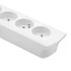 Prolunga elettrica Qoltec 50276 1,8 m 5 prese AC per interni bianco