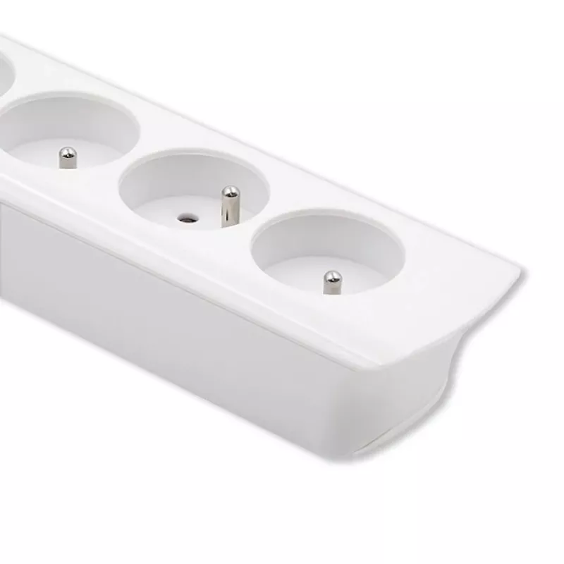 Prolunga elettrica Qoltec 50276 1,8 m 5 prese AC per interni bianco