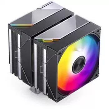 Dissipatore CPU Jonsbo CA80 dual tower, 2 ventole PWM 120mm, ARGB, nero
