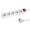 Esperanza ELK215W distributore di corrente 3 m 5 presa/e AC per interni bianco