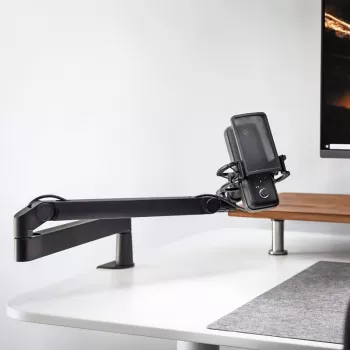 Asta per microfono da broadcast Elgato Wave Mic Arm LP montaggio da tavolo nero 1,69 kg