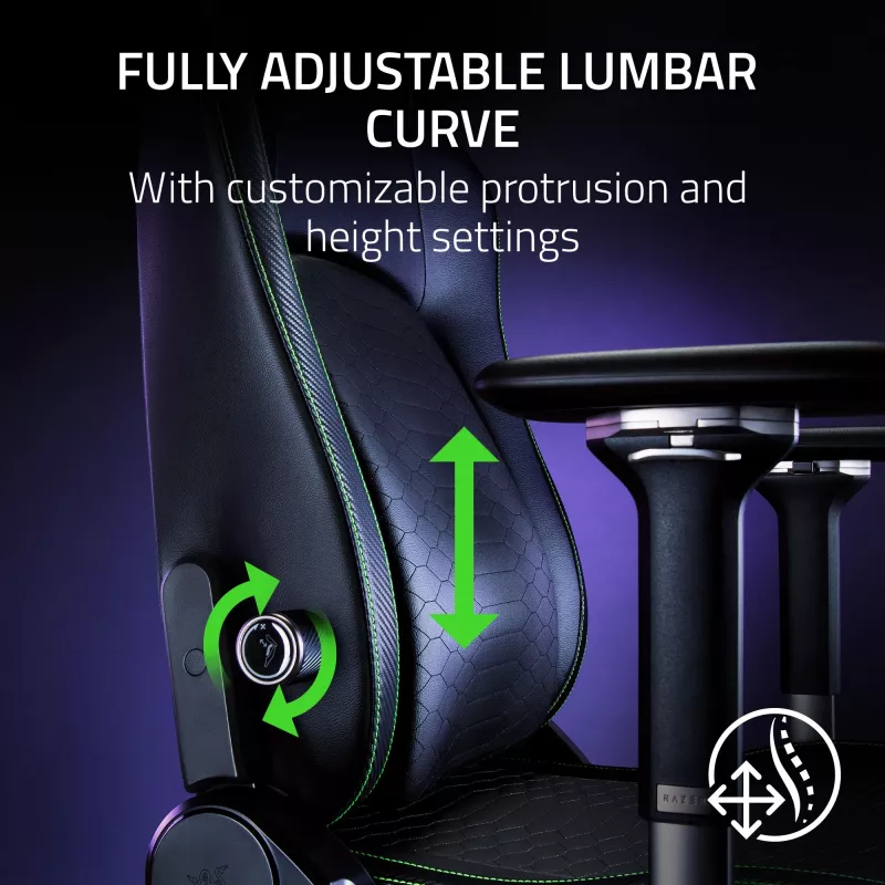 Sedia da gaming Razer Iskur V2 seduta imbottita nero
