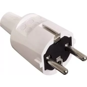 AS SCHWABE spina in PVC 16A, 250V versione robusta bianco (62221)