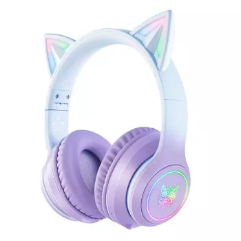 Headset Onikuma B90 cuffie gaming blu/viola