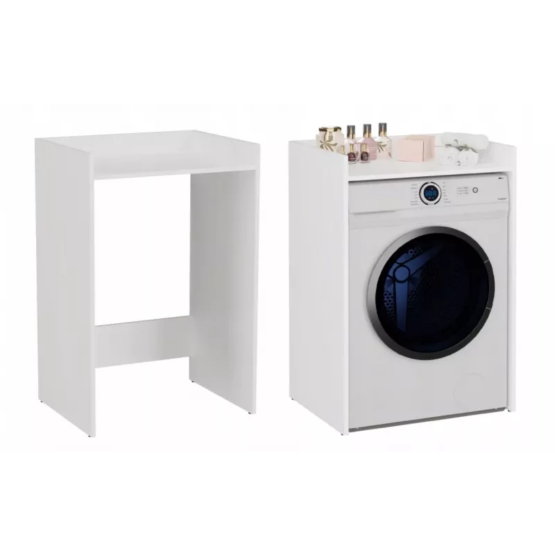 Top e shop POLA armadio per lavanderia per lavatrice – bianco