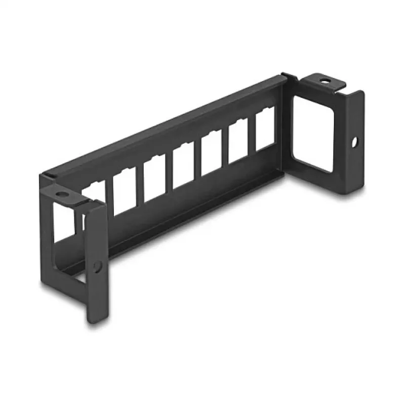 Patch panel DeLOCK 86516 nero metallo montaggio a parete 50mm x 41,6mm x 175mm