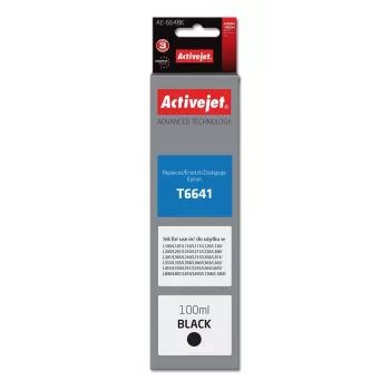Inchiostro Activejet AE-664Bk (sostituto per Epson T6641; Supreme; 100 ml; nero)