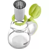 Caraffa in vetro Lamart LT7028 verde trasparente 13 cm diametro 155 mm altezza