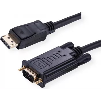 Value 11.99.5802 Adattatore cavo video 2 m VGA (D-Sub) DisplayPort nero (11.99.5802)