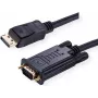 Value 11.99.5802 Adattatore cavo video 2 m VGA (D-Sub) DisplayPort nero (11.99.5802)
