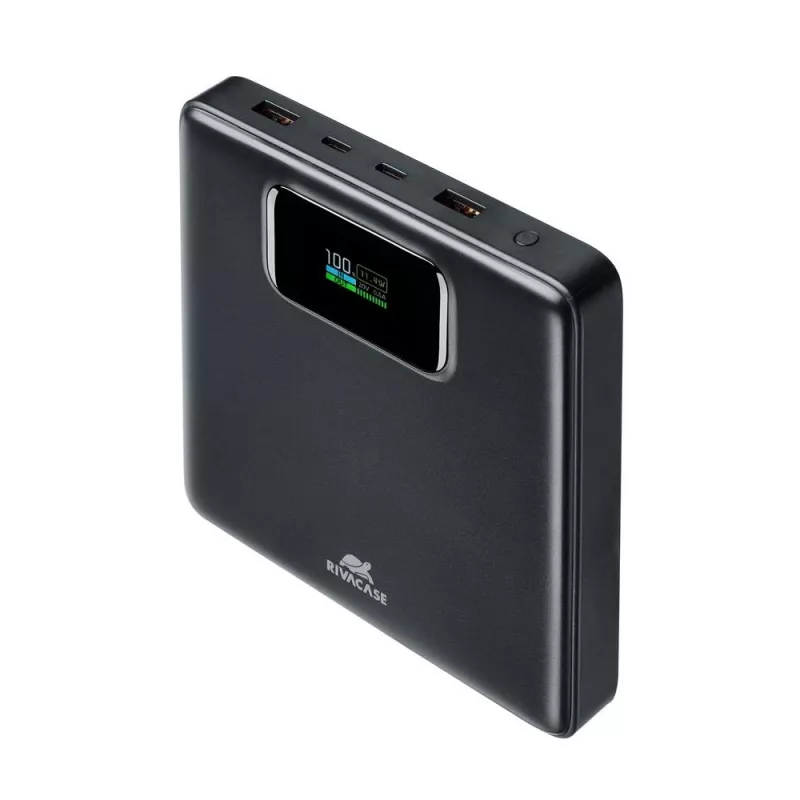 Powerbank Rivacase VA1091 — 25800 mAh, potenza totale in uscita 100 W, porte USB