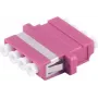 Adattatore in fibra ottica S/CONN 07-60043 LC viola multimodale 1 pezzo
