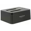 Delock docking station USB 3.0 dual per 2x SATA HDD / SSD con funzione di clonazione