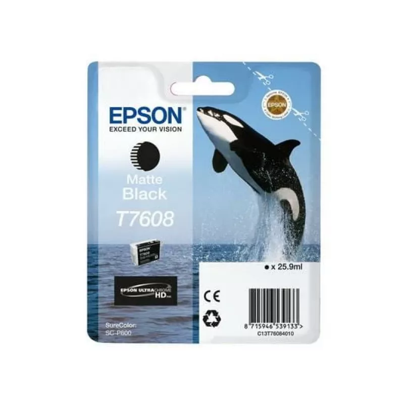 Cartuccia d'inchiostro Epson C13T76084N10 1 pz. originale nero opaco