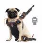 Pettorina per cani ZOLUX TRAVEL SAFE S, taglia S, rosso