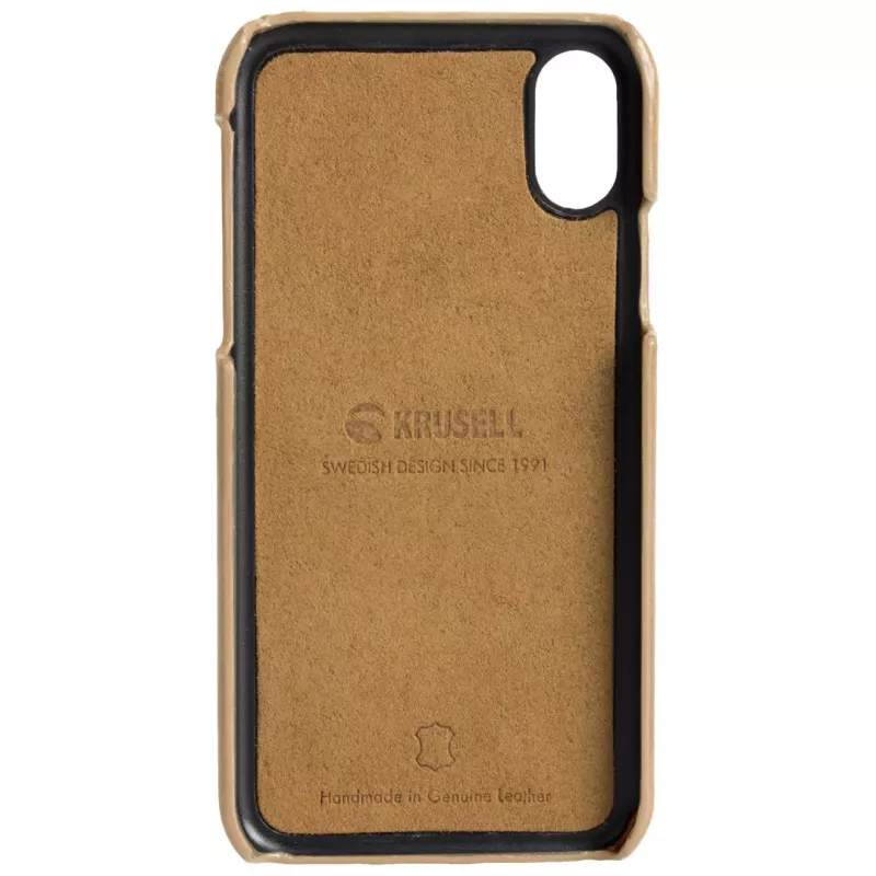 Cover Krusell Sunne 2 Card Cover iPhone XS Max 16,5 cm beige