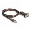 Adattatore USB 2.0 Type-A a seriale RS-232 D-Sub 9 poli connettore maschio DeLOCK 62646