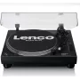 Giradischi Lenco LEN L-3818 nero, automatico, piatto in alluminio, USB Type-B, AC 230V