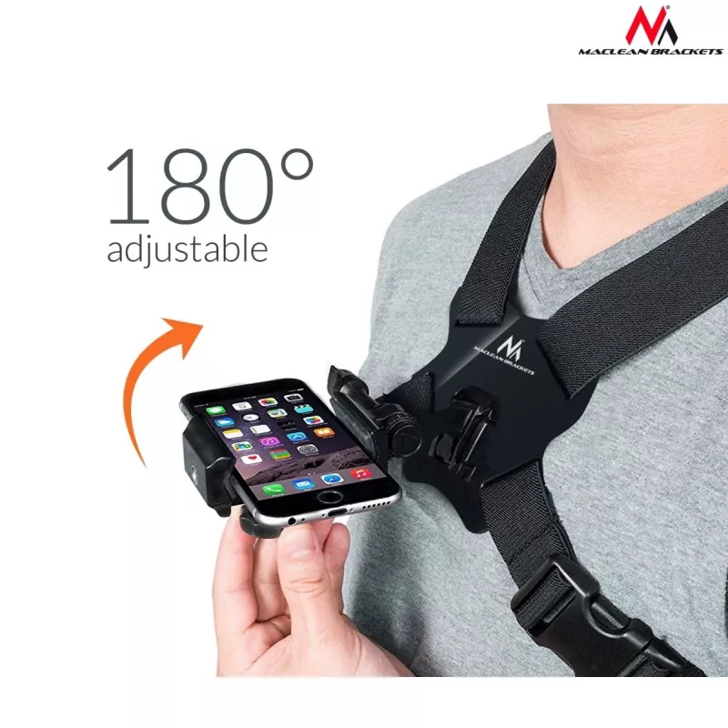 Supporto a fascia toracica porta cellulare e fotocamera sport MC-773