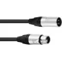 Cavo XLR 3 pin PSSO 10 m con connettori compatibili Neutrik per audio/DMX
