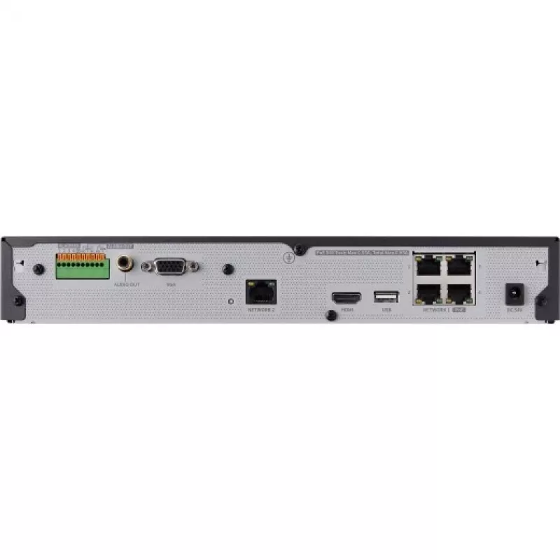 Videoregistratore di rete – 4 canali – 50 Mbit/s – 1x SATA – HDMI – senza disco rigido – switch PoE