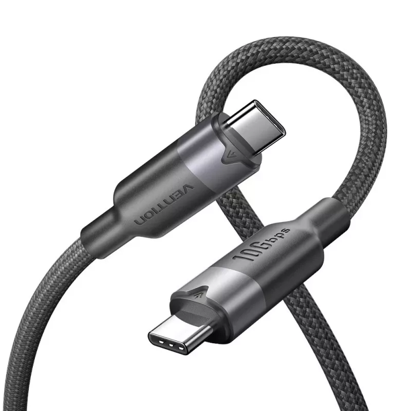 Vention cavo da USB-C a C USB 3.2 5A 10Gbps 1 m BK