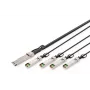 Digitus cavo Direct Attach 40G QSFP+ a 4x SFP+ 3 m