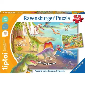 Puzzle tiptoi per giovani esploratori: dinosauri