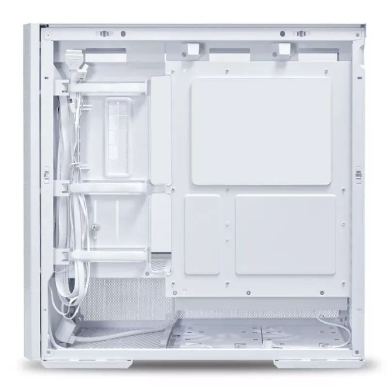 Case PC Midi Tower Lian Li LANCOOL 207 — bianco, pannello trasparente, supporta ATX/MicroATX/MiniITX, senza alimentatore