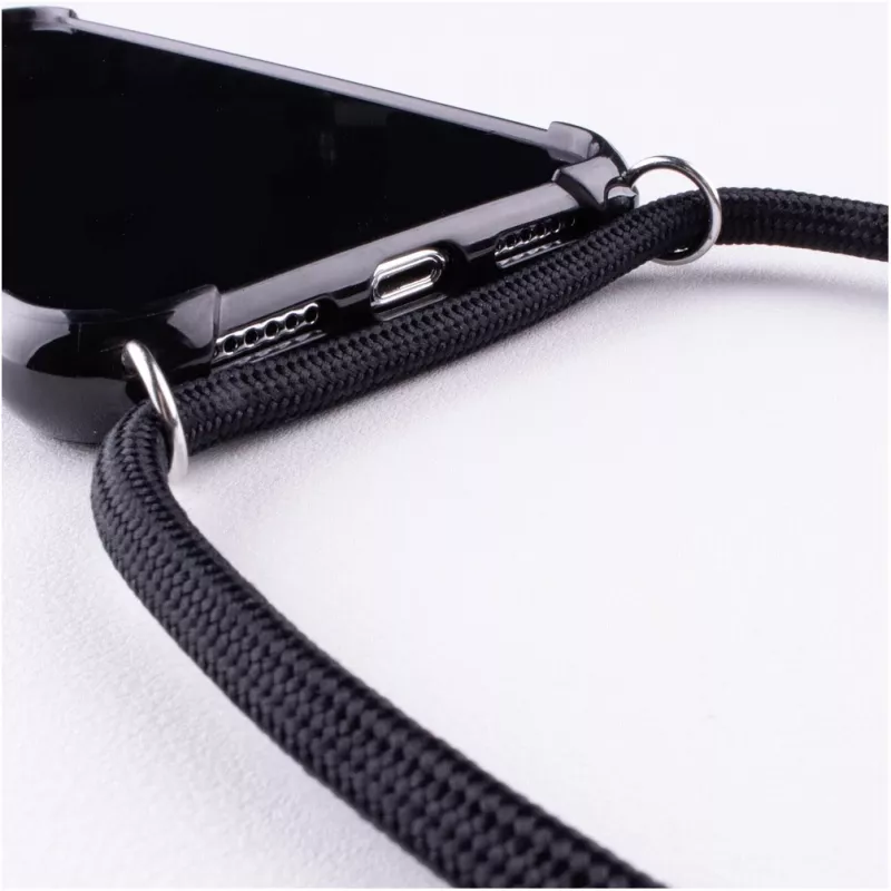 Lookabe Necklace Snake Edition custodia per telefono per iPhone XR, argento/nero