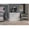 MALWA 2D6S comodino bianco