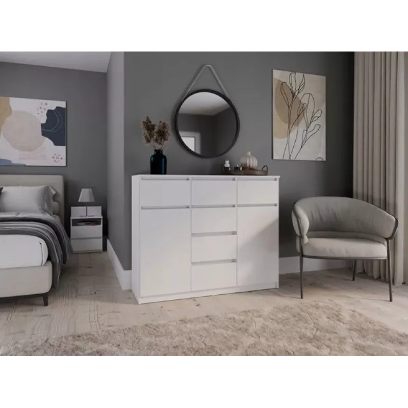 MALWA 2D6S comodino bianco