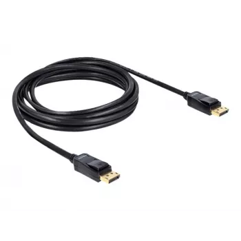 Cavo DisplayPort DeLOCK 82424 3 m maschio-maschio oro nero