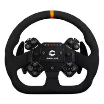 Volante simracing Simucube Valo GT-23 SC3, diametro 320 mm, design GT, attacco rapido SC3 – nero, pelle scamosciata