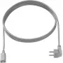 Cavo di alimentazione Bachmann 351.984 grigio 2 m spina Tipo F connettore femmina C13