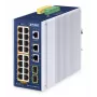 Switch managed PLANET IP30 16 porte L2/L4 Gigabit Ethernet PoE