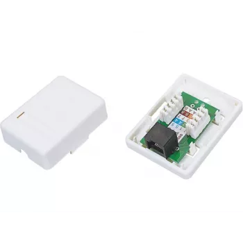 Alantec GN001 connettore per cavi RJ45 bianco