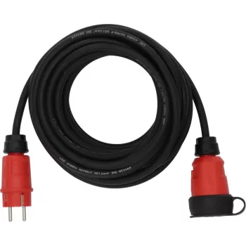 Prolunga elettrica Brennenstuhl 9161100110 16 A nero rosso 10 m H07RN-F 3G 1.5 (9161100110)