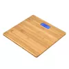 Jata HBAS1489 bilancia pesapersone elettronica, 180 kg, graduazione 100 g, piattaforma in bambù pressato, display LCD