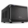 Sharkoon QB One nero - Midi/Minitower ITX, Mini-ITX 3,5 - Alimentatore PC/server dissipatore - USB, USB 2.0, USB 3.0
