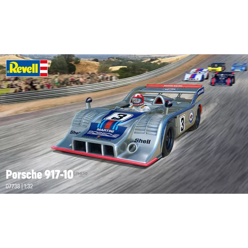 Revell 07738 Porsche 917/10 kit di montaggio modellino auto, 1:32