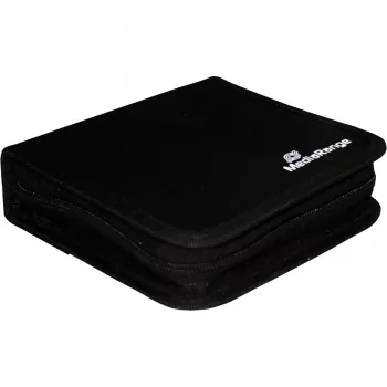 MediaRange BOX50 portadischi per 24 CD/DVD, nero